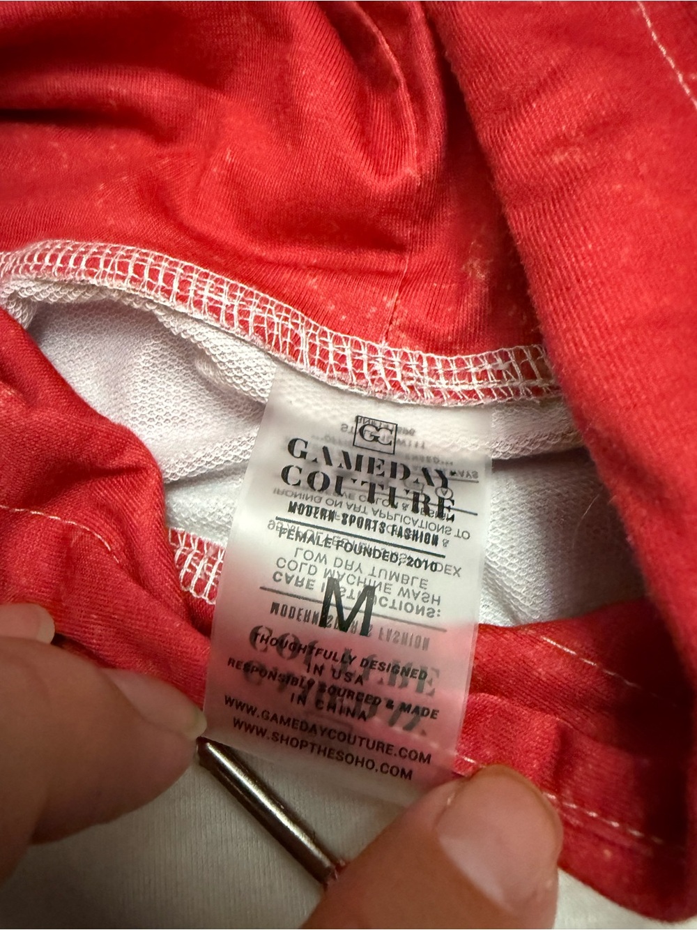 Gameday Couture Nebraska Cornhuskers Red & White Pullover Hoodie - Picture 2 of 6